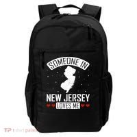 Someone In New Jersey Loves Me Nj State Souvenir Gift Backpack thumb 0