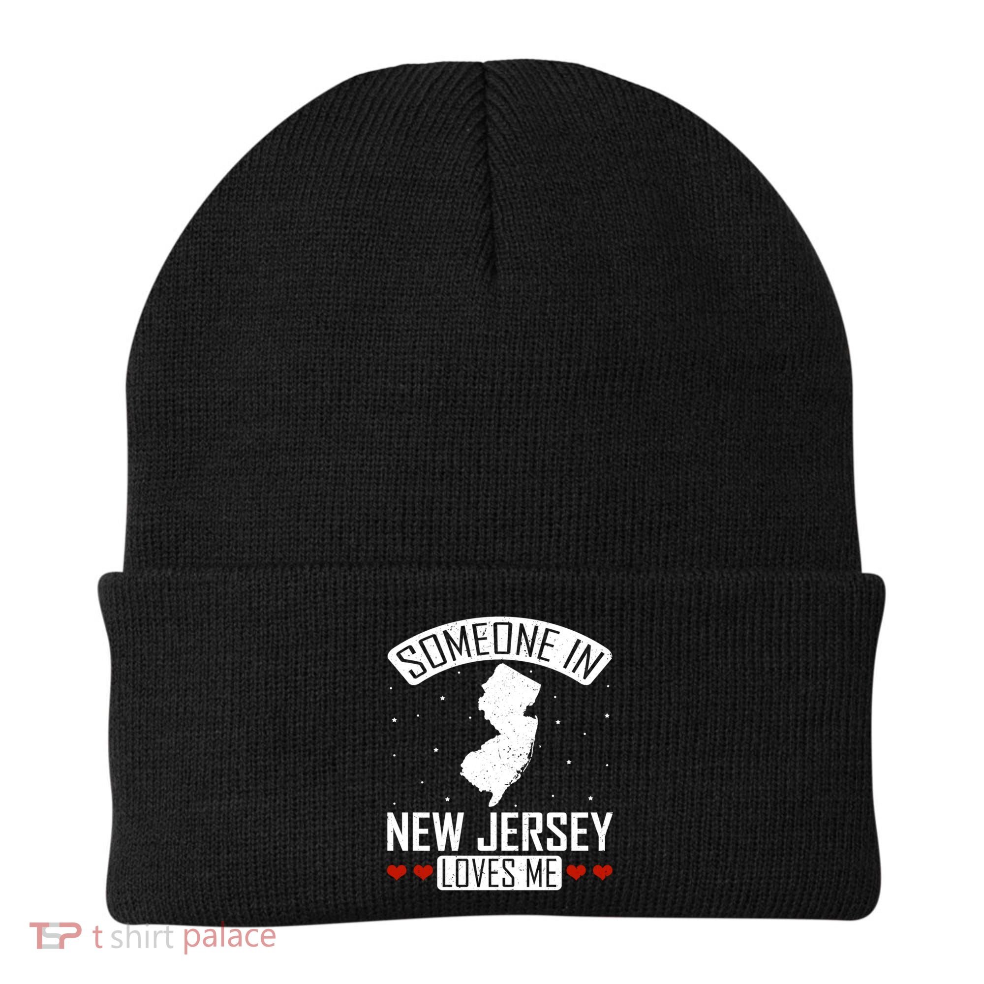 Someone In New Jersey Loves Me Nj State Souvenir Gift Beanie