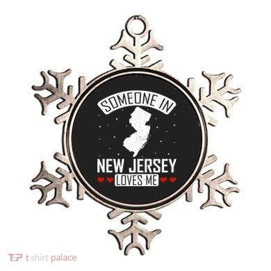 Someone In New Jersey Loves Me Nj State Souvenir Gift Ornament