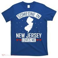 Someone In New Jersey Loves Me Nj State Souvenir Gift T-Shirt thumb 0