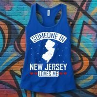 Someone In New Jersey Loves Me Nj State Souvenir Gift Women's Tank Top thumb 3