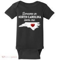 Someone In North Carolina Loves Me North Carolina Baby Bodysuit thumb 0