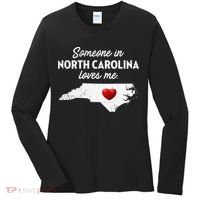 Someone In North Carolina Loves Me North Carolina Women's Long Sleeve Shirt thumb 0