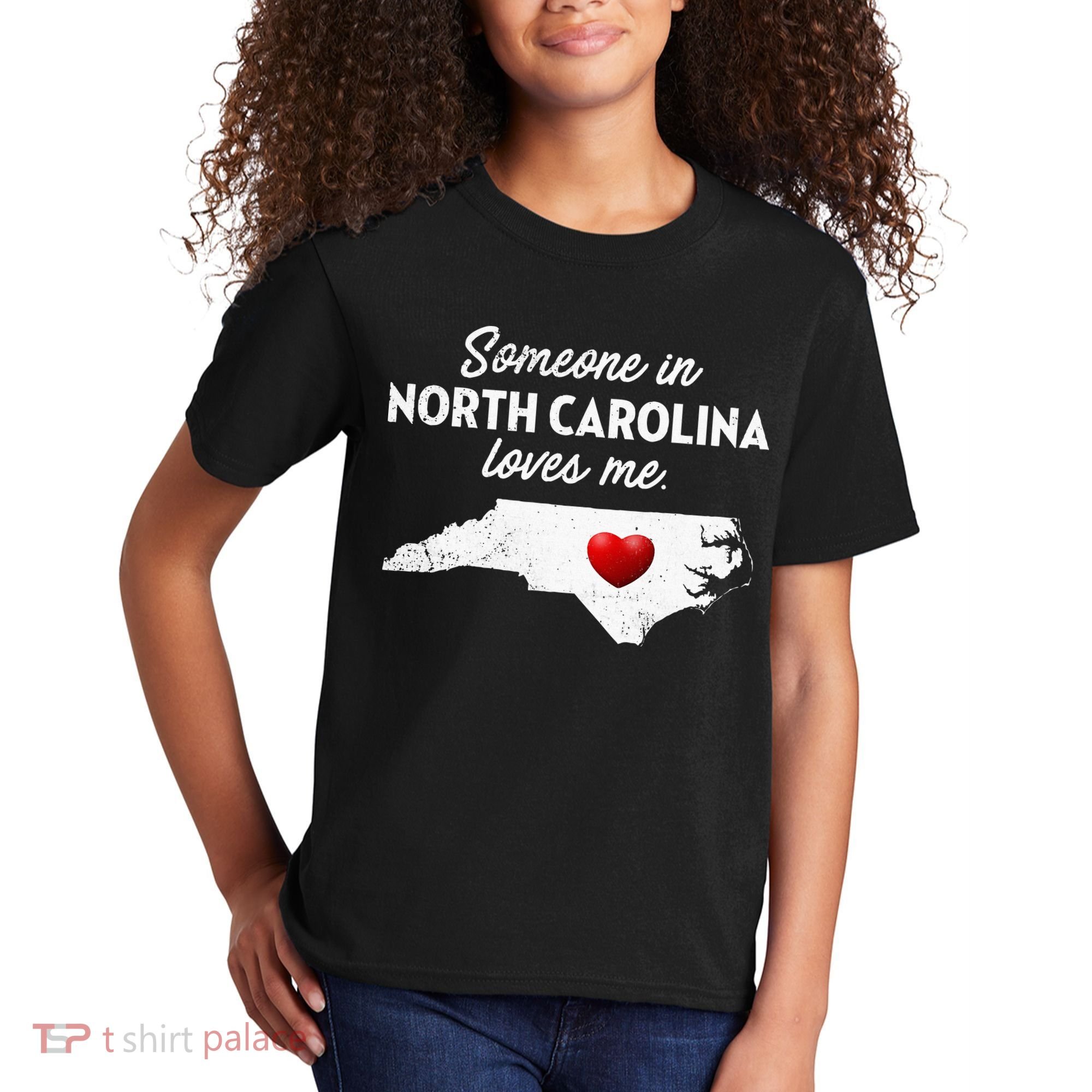 Someone In North Carolina Loves Me North Carolina Kids T-Shirt