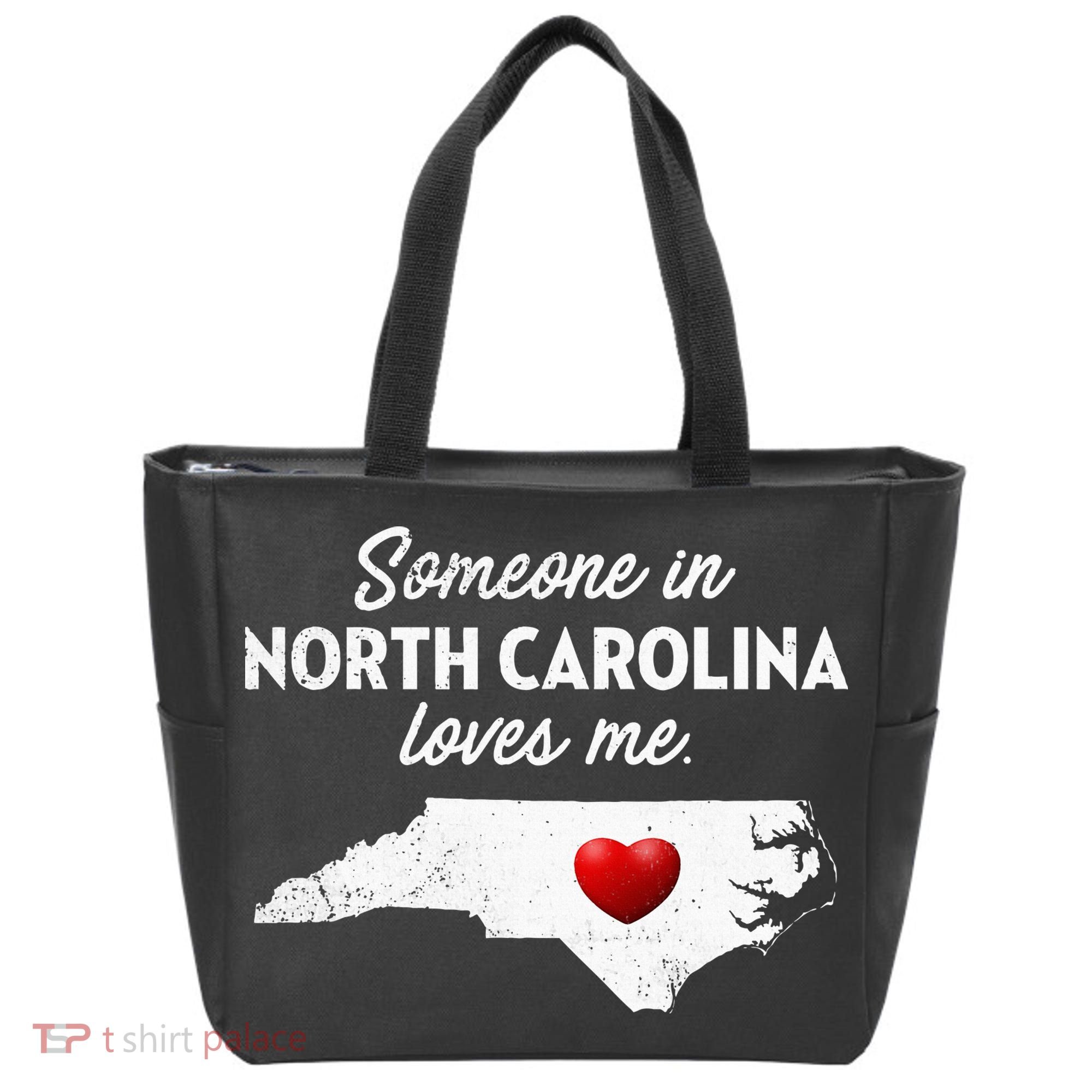 Someone In North Carolina Loves Me North Carolina Tote Bag