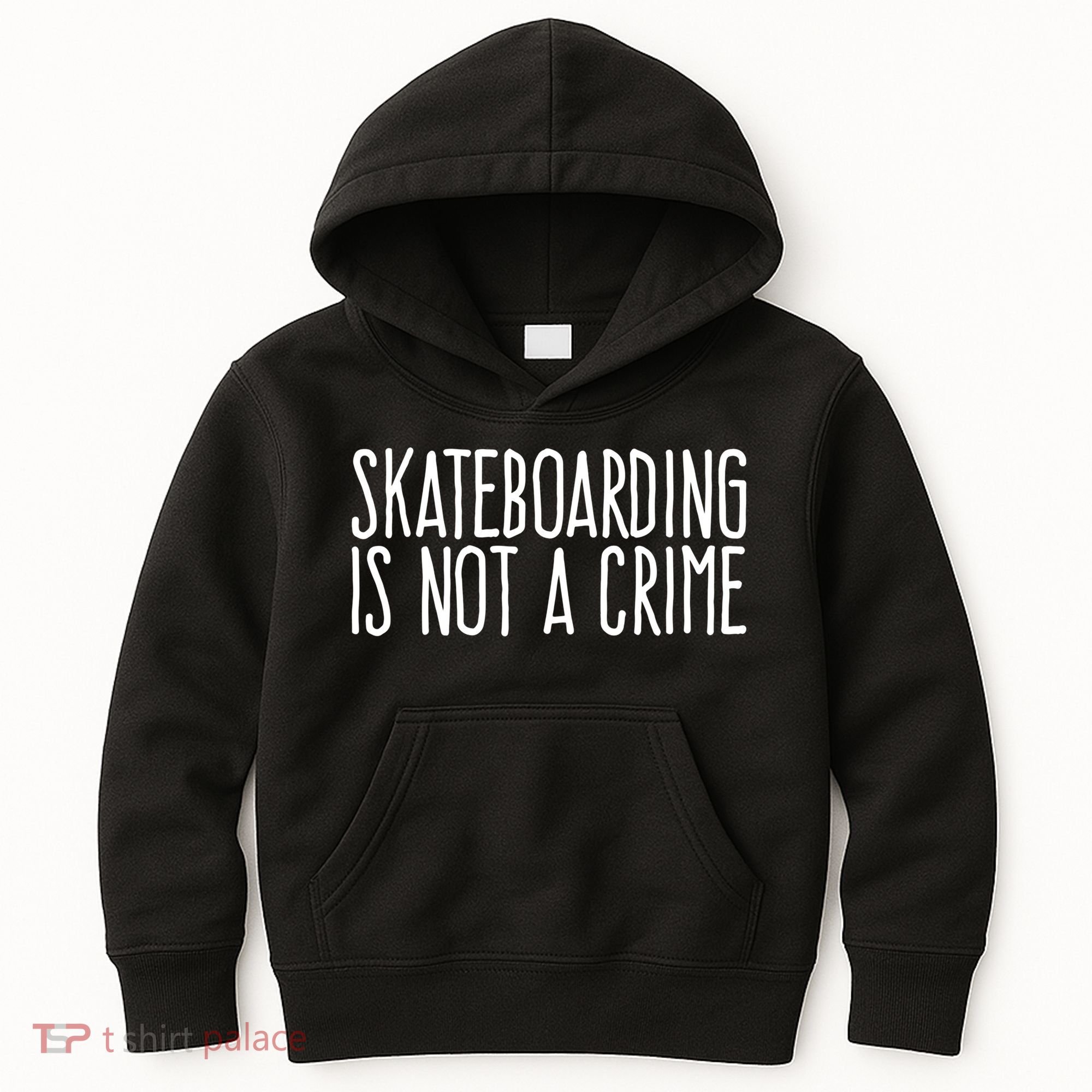 Skateboarding Is Not A Crime Skating Extreme Sport Cool Gift Kids Hoodie