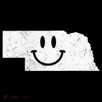 Smiling In NE – Funny Nebraska Happy Face Women's Hoodie thumb 2