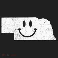 Smiling In NE – Funny Nebraska Happy Face Hat thumb 2