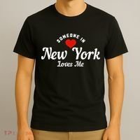 Someone In New York Loves Me NY NYC Funny Cute T-Shirt thumb 3
