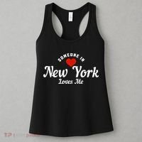 Someone In New York Loves Me NY NYC Funny Cute Women's Tank Top thumb 3