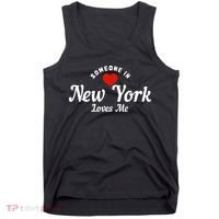 Someone In New York Loves Me NY NYC Funny Cute Tank Top thumb 0