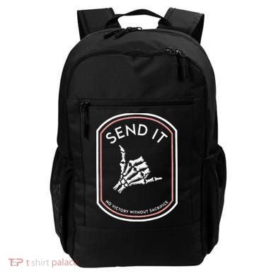 Send It No Victory Without Sacrifice (on back) Backpack
