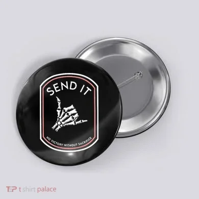 Send It No Victory Without Sacrifice (on back) Button