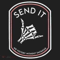 Send It No Victory Without Sacrifice (on back) Tumbler thumb 3
