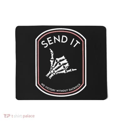 Send It No Victory Without Sacrifice (on back) Mousepad