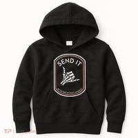 Send It No Victory Without Sacrifice (on back) Kids Hoodie thumb 0