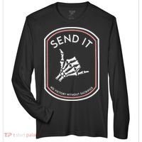 Send It No Victory Without Sacrifice Zone Performance Long-Sleeve T-Shirt thumb 0