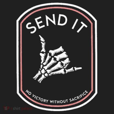 Send It No Victory Without Sacrifice Zone Performance Long-Sleeve T-Shirt