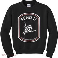 Send It No Victory Without Sacrifice Kids Sweatshirt thumb 0