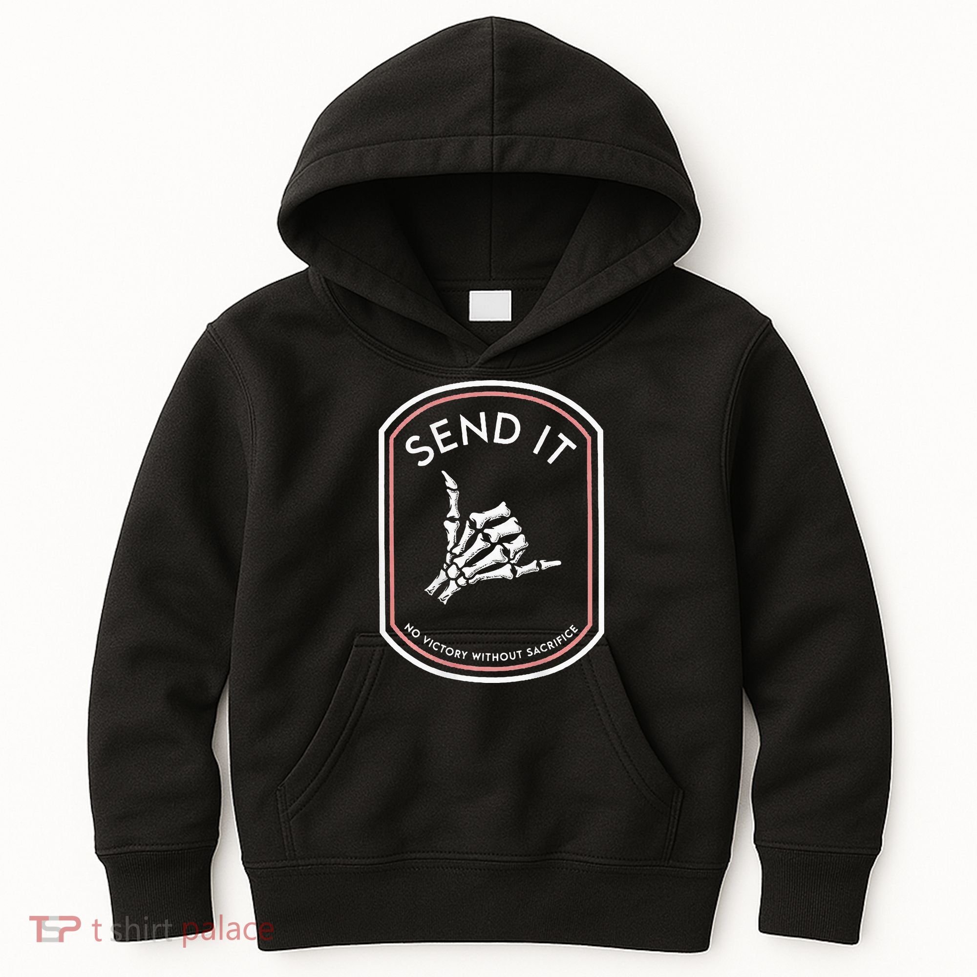 Send It No Victory Without Sacrifice Kids Hoodie