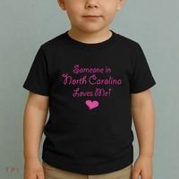 Someone In North Carolina Loves Me Toddler T-Shirt thumb 2