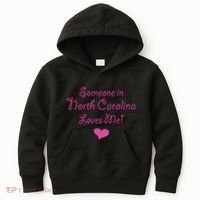 Someone In North Carolina Loves Me Kids Hoodie thumb 0