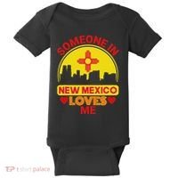 Someone In New Mexico Loves Me Love New Mexico Baby Bodysuit thumb 0