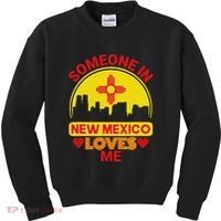 Someone In New Mexico Loves Me Love New Mexico Kids Sweatshirt thumb 0
