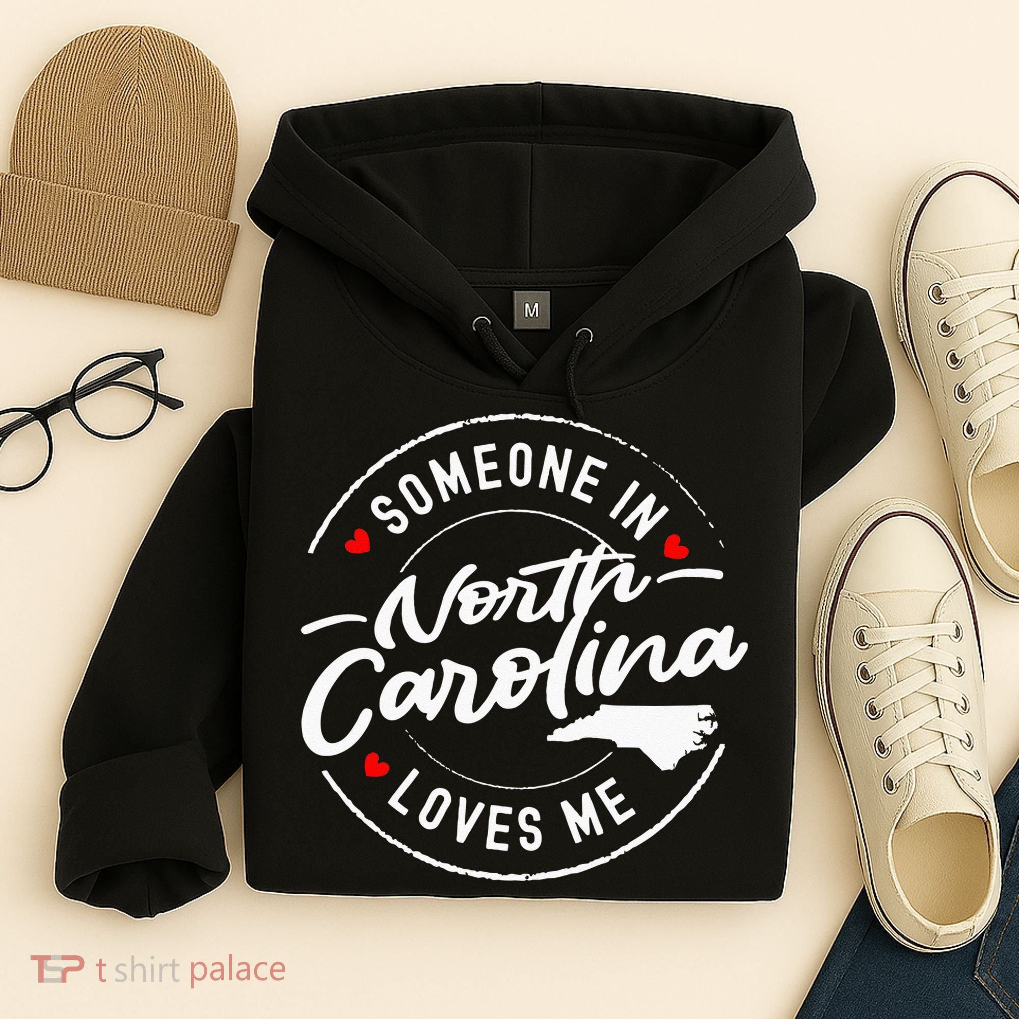 Someone In North Carolina Loves Me Hoodie