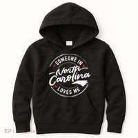 Someone In North Carolina Loves Me Kids Hoodie thumb 0