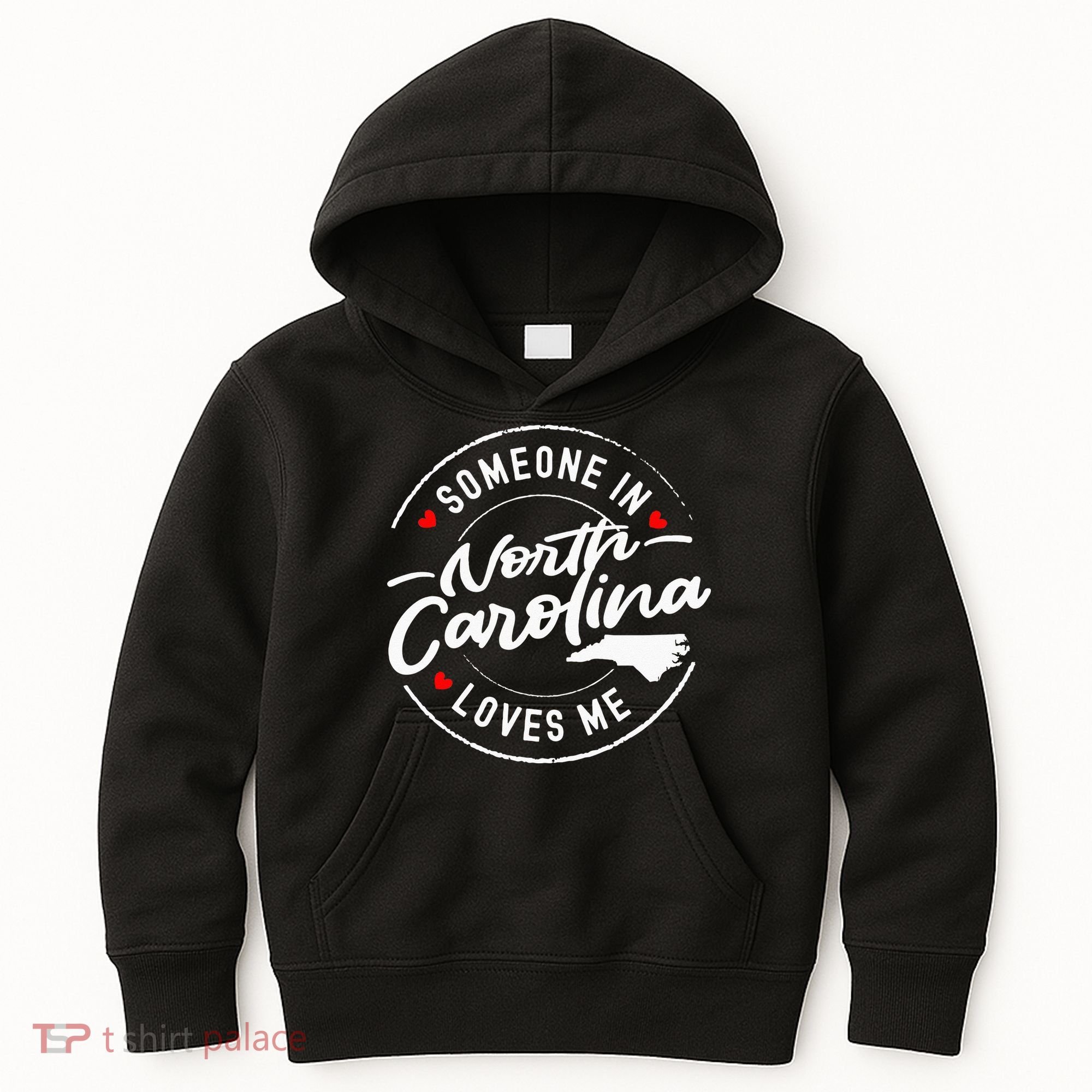 Someone In North Carolina Loves Me Kids Hoodie