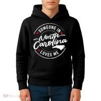 Someone In North Carolina Loves Me Kids Hoodie thumb 4