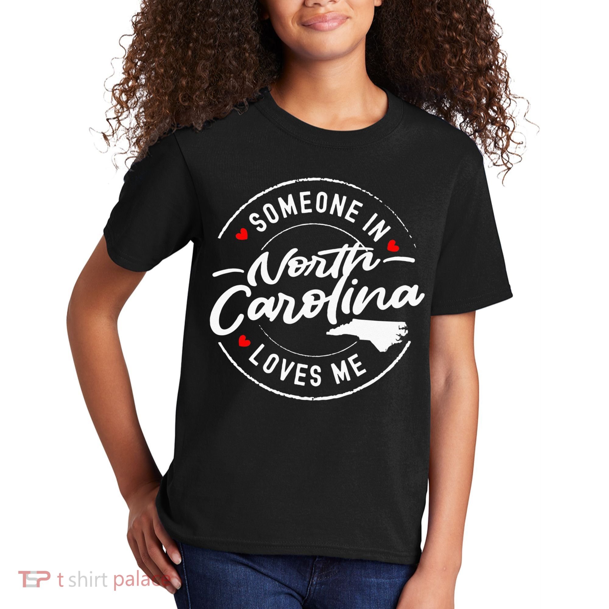 Someone In North Carolina Loves Me Kids T-Shirt