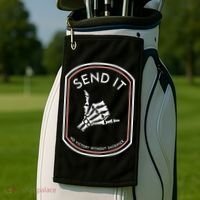 Send It No Victory Without Sacrifice Golf Towel thumb 2