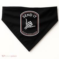 Send It No Victory Without Sacrifice USA-Made Doggie Bandana thumb 0