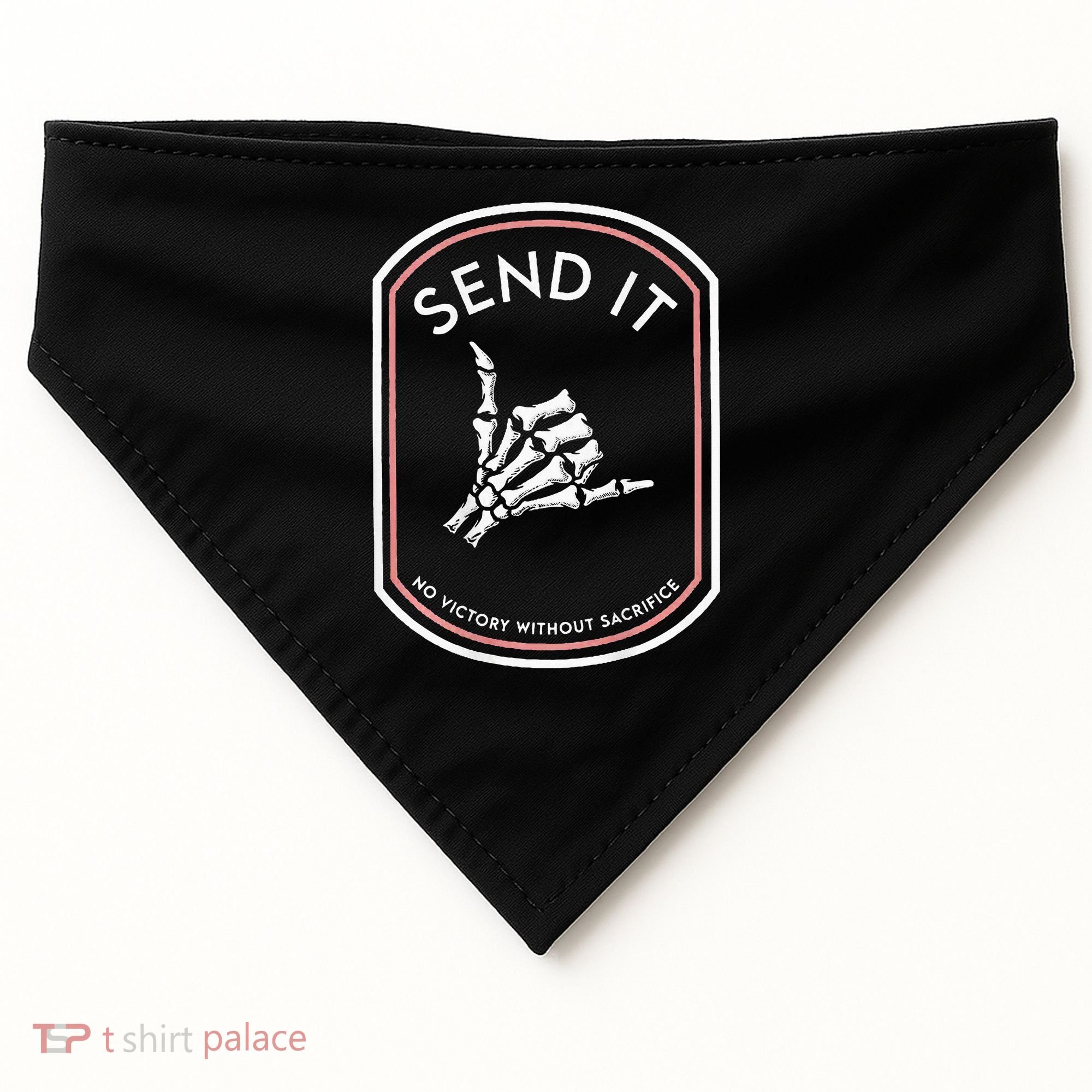 Send It No Victory Without Sacrifice USA-Made Doggie Bandana