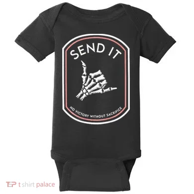 Send It No Victory Without Sacrifice Baby Bodysuit