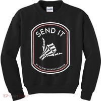 Send It No Victory Without Sacrifice Kids Sweatshirt thumb 0