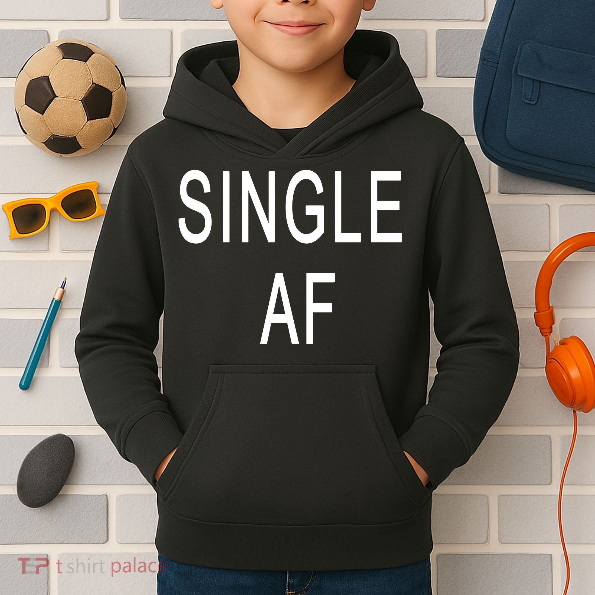 Single AF Kids Hoodie