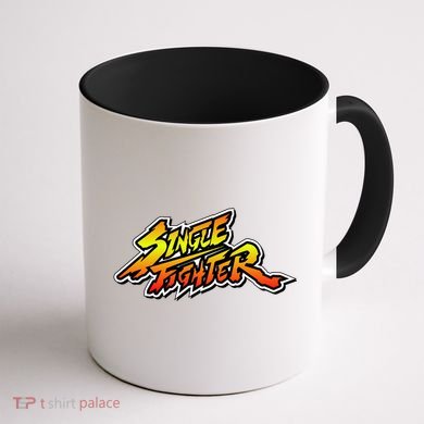 Single Fighter Coffee Mug back