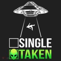 Single Or Taken Alien Valentines Day Women's Sweatshirt thumb 2