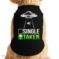 Single Or Taken Alien Valentines Day Doggie Tank thumb 0