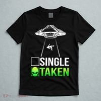 Single Or Taken Alien Valentines Day T-Shirt thumb 5