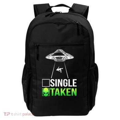 Single Or Taken Alien Valentines Day Backpack