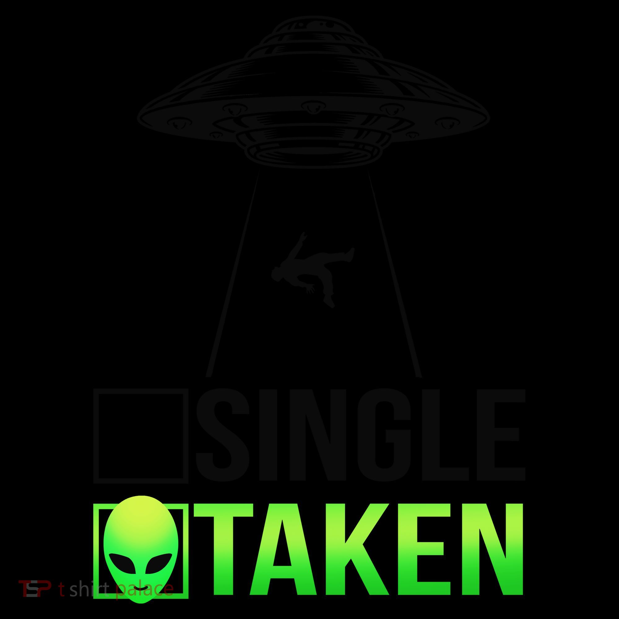 Single Or Taken Alien Valentines Day Coffee Mug