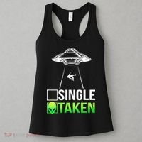 Single Or Taken Alien Valentines Day Women's Tank Top thumb 3
