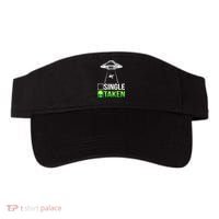 Single Or Taken Alien Valentines Day Visor thumb 0