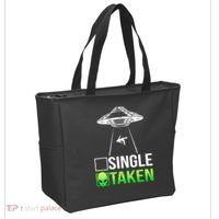 Single Or Taken Alien Valentines Day Tote Bag thumb 2