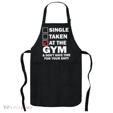 Single Taken At The Gym Apron