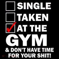 Single Taken At The Gym Women's Hoodie thumb 2